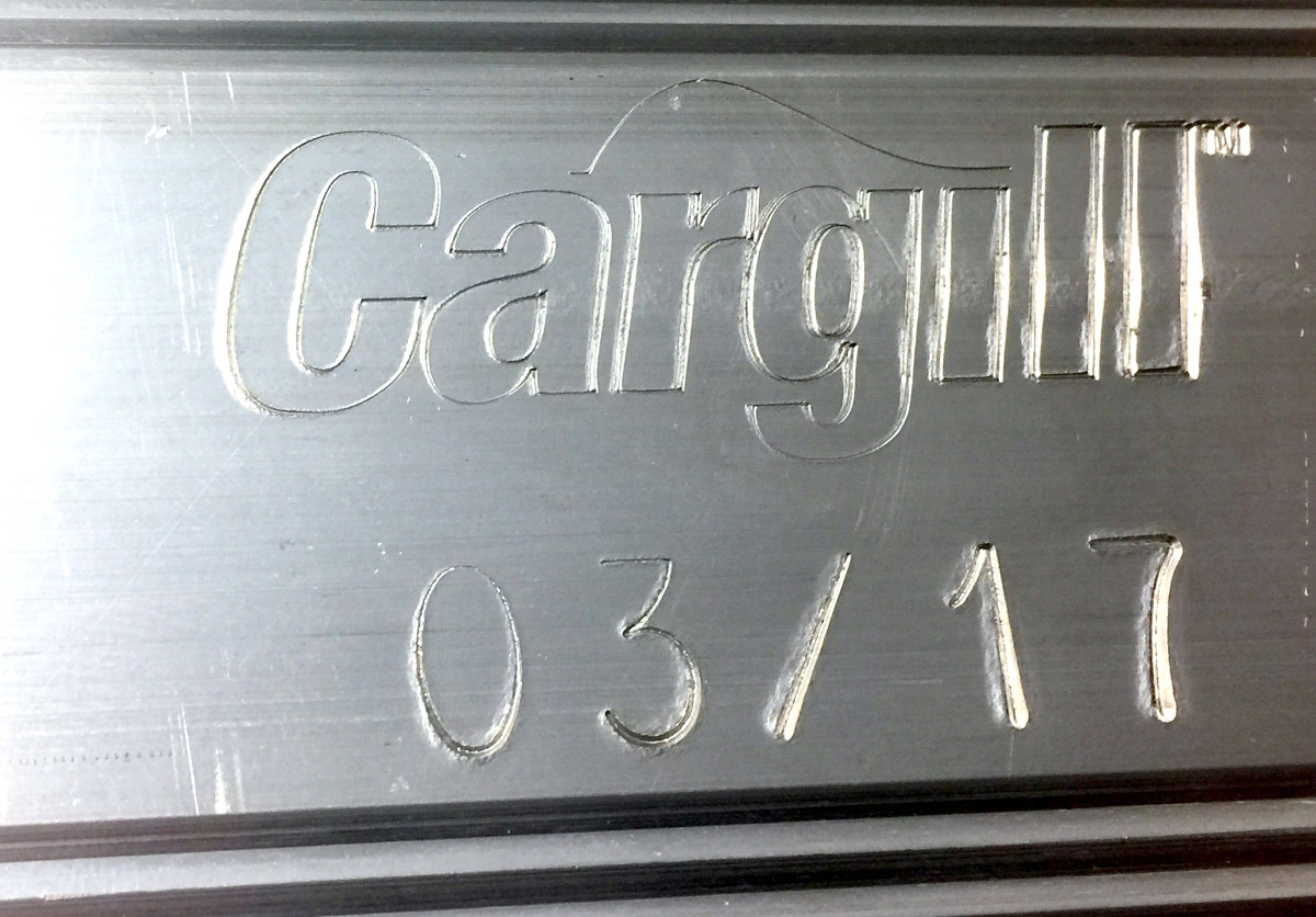 Cargill Aluminum Pallet Marking